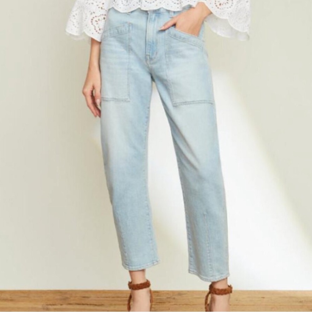 Veronica Beard Charlie barrel jean